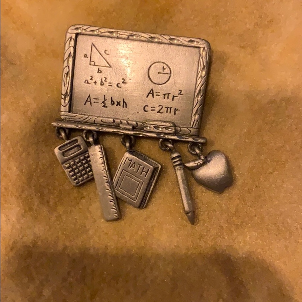 Arithmetic Brooch/Pin - Picture 3 of 5
